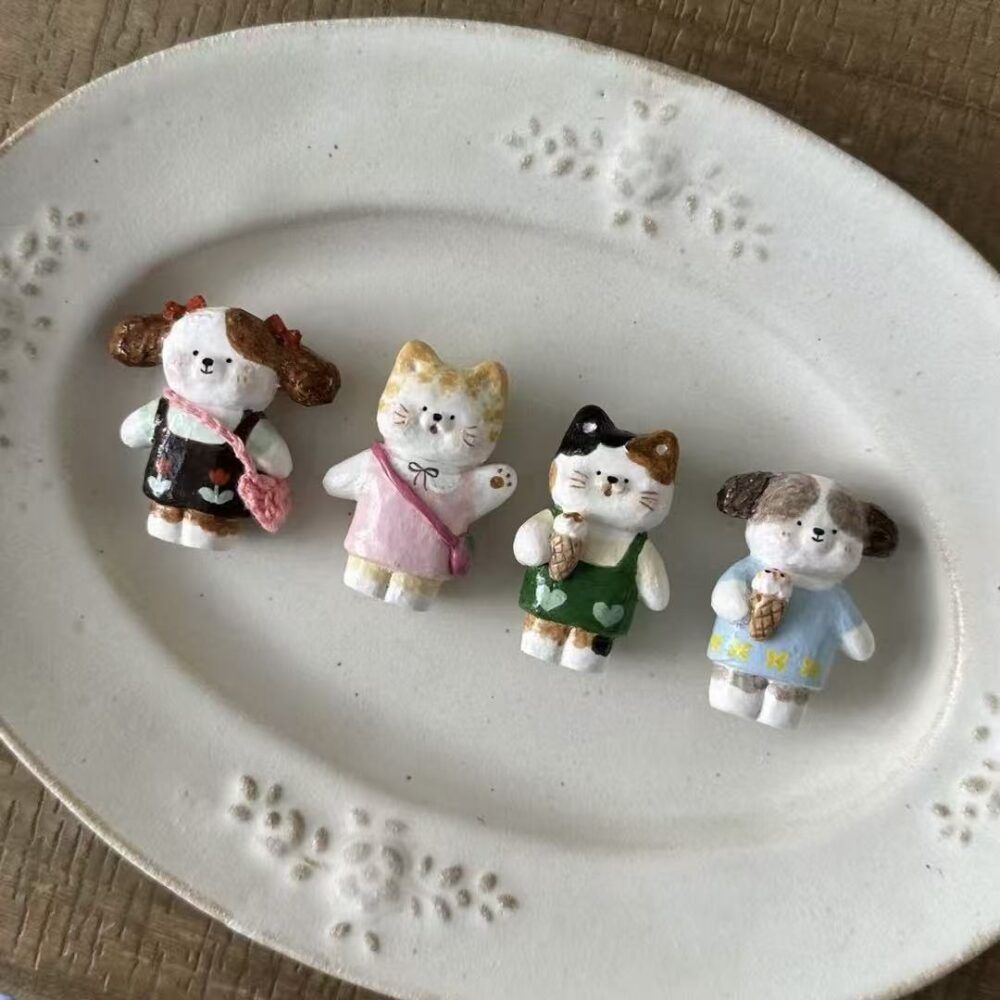 Sweet Handmade Animal Friends – Cute Miniature Decor for Cozy Homes